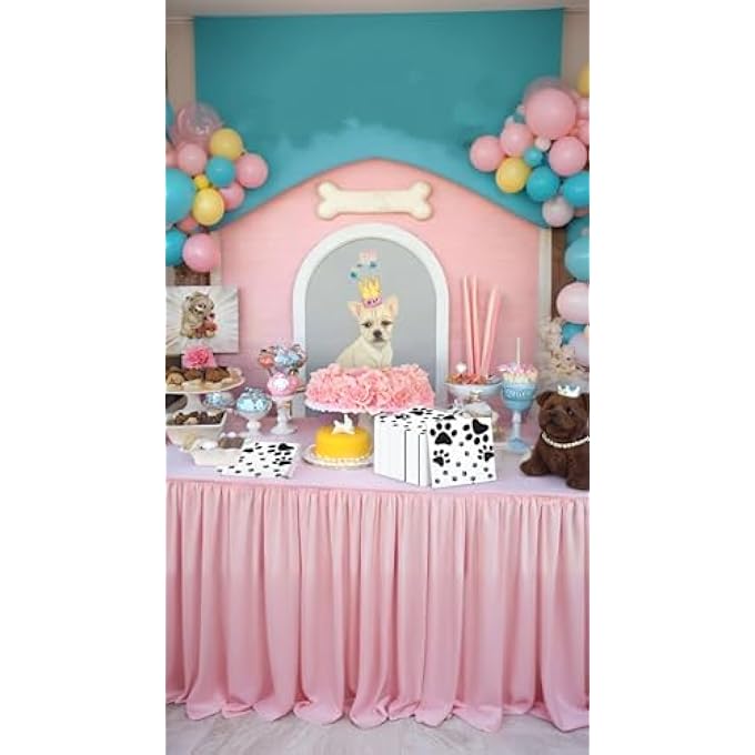 PAW PRINT NAPKINS FOR PUPPY THEME PARTY SUPPLIES, 100 PCS SOFT TABLE NAPKINS, FOR DOGGY THEMED KIDS BIRTHDAY, BABY SHOWER, PETS CELEBRATIONFUN & ADORABLE DESIGN - Image 5